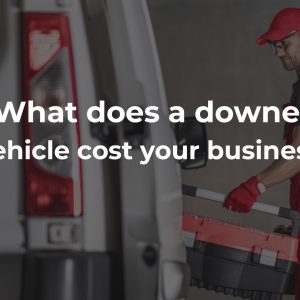 Fleet maintenance Raleigh - contractor truck and worker
